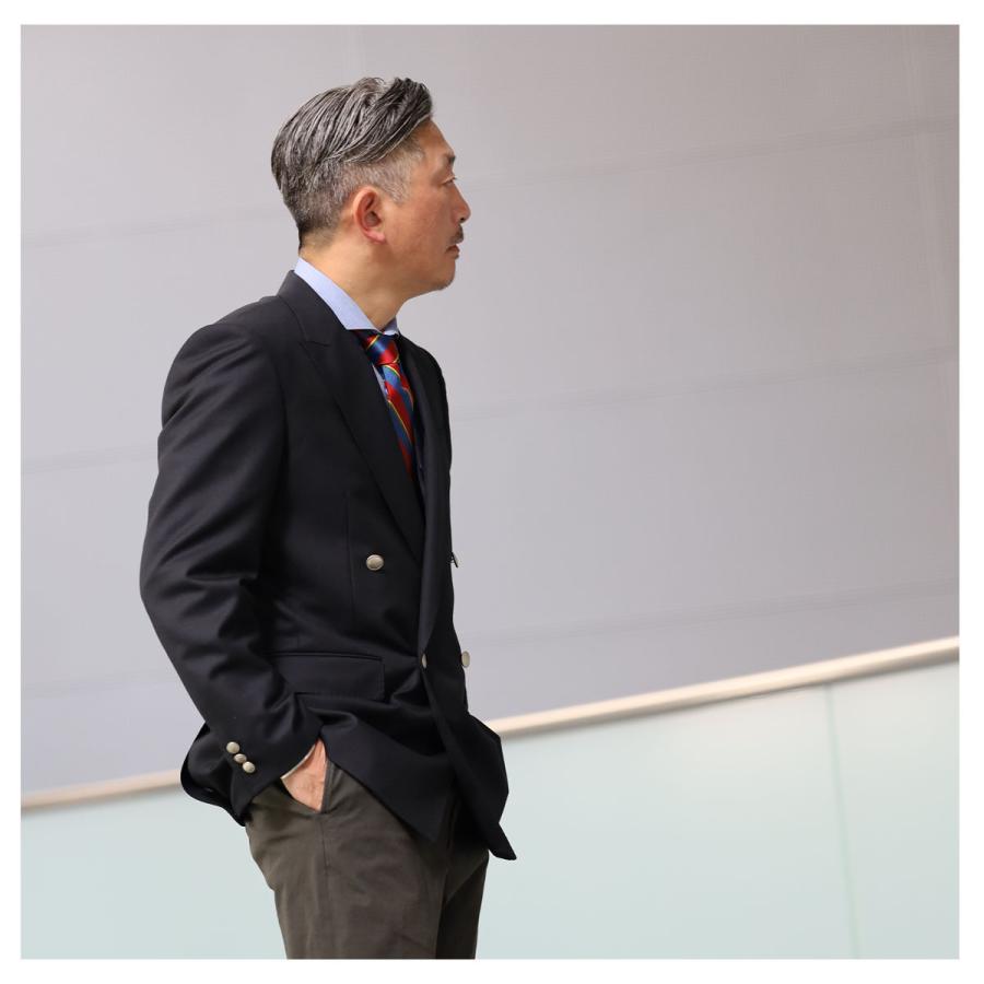 Blue Frost（ブルーフロスト） ブレザー メンズ ダブル 春夏 ネイビー