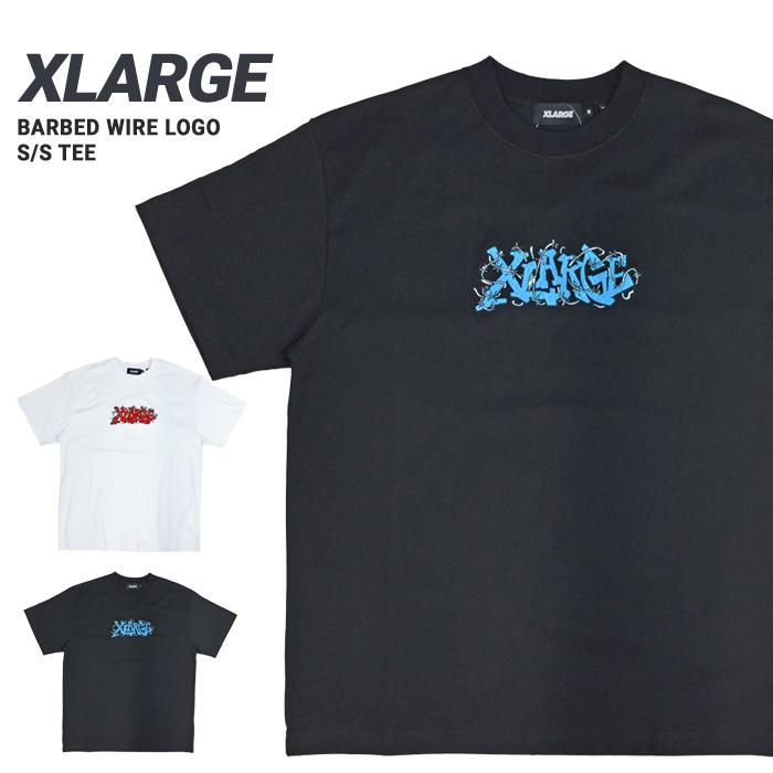 XLARGE（エクストラ ラージ） Tシャツ BARBED WIRE LOGO S/S TEE 半袖