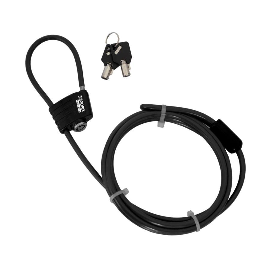GORIX ゴリックス 自転車 鍵 ワイヤーロック カギ式 コンパクト・軽量