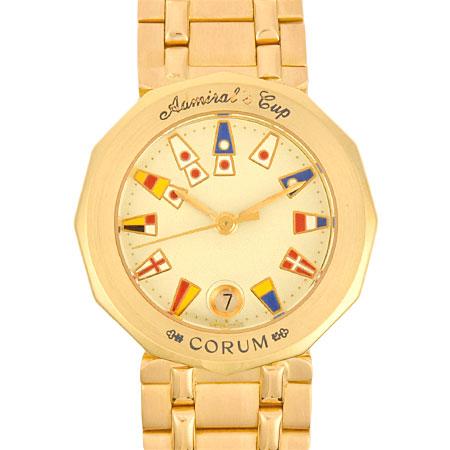 CORUM（コルム） アドミラルズカップ 金無垢 K18YG レディース