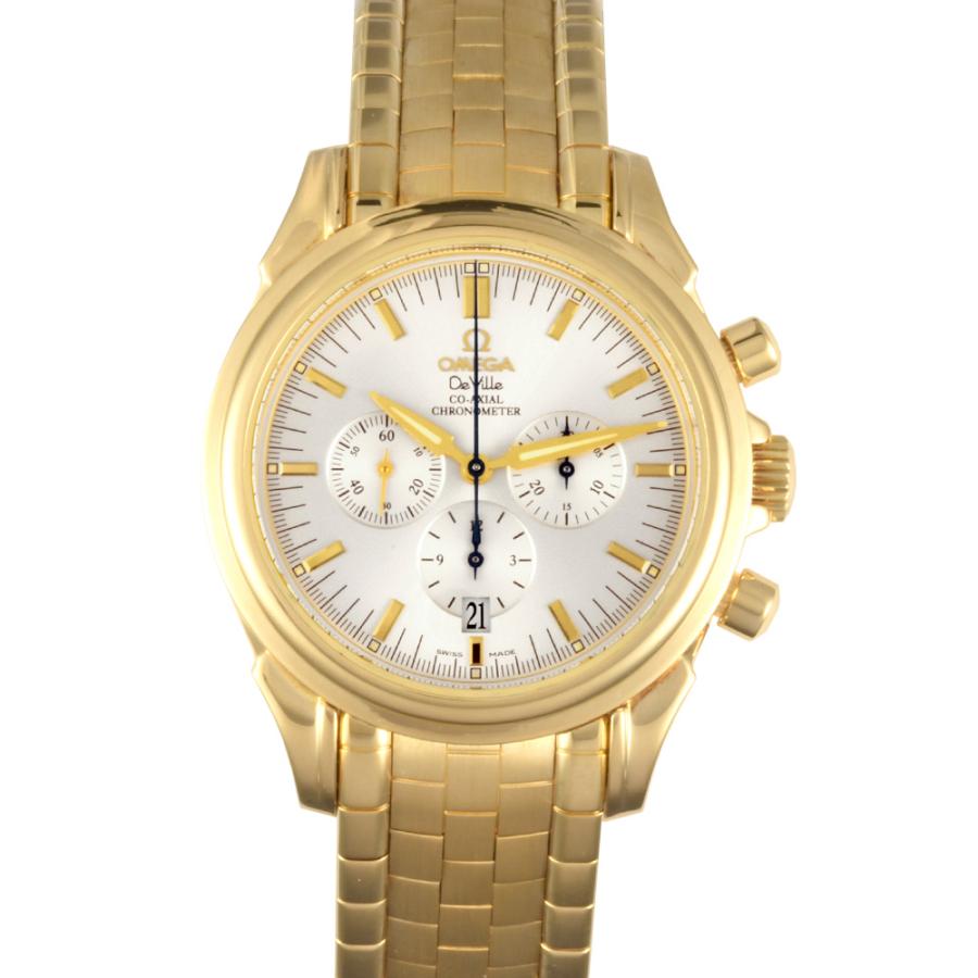 DE VILLE オメガ OMEGA 4141.30.00 デ ヴィル コーアクシャル クロノ