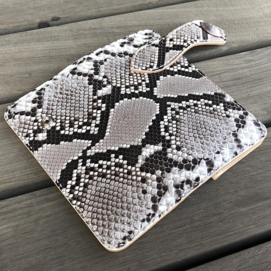 長財布/ロングウォレット ダイヤモンドパイソン本革 イタリアンレザー