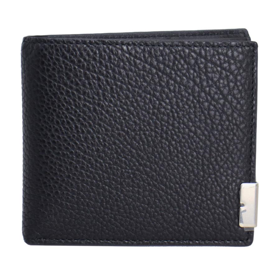 BURBERRY（バーバリー） 財布 メンズ 二つ折り財布 レザー ブラック