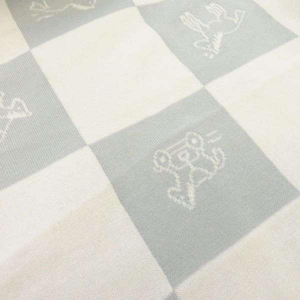 HERMES（エルメス） ブランケット アダダ ブルーブラシエ コットン