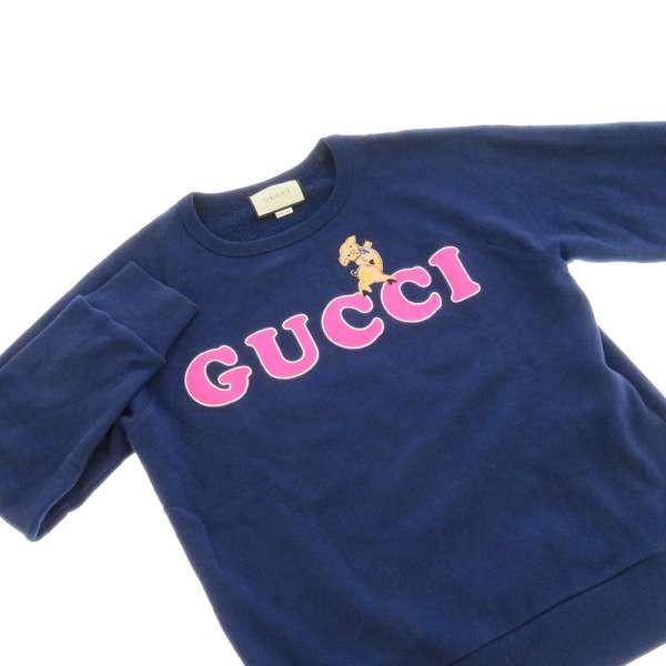 GUCCI（グッチ） トレーナー ロゴ ピッグ スウェット メンズサイズM