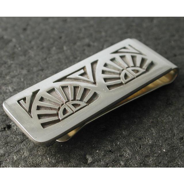 シルバーアクセサリー マネークリップ インディアンジュエリー ホピ