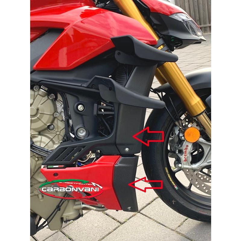 ストリートファイターV4:ラジエーターカバー・キット / カーボン製