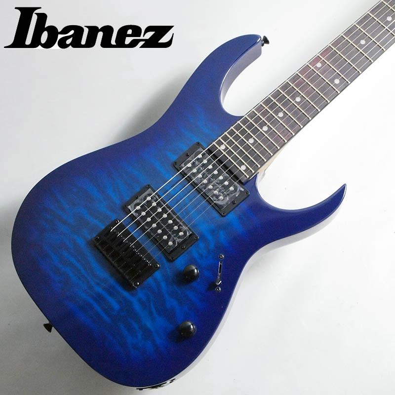 Ibanez（アイバニーズ） Ibanez GRG7221QA-TBB (Transparent Blue