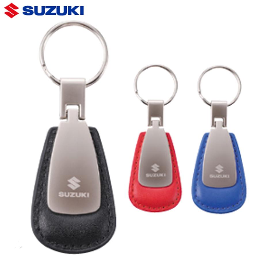 スズキ（SUZUKI） スズキ純正 レザーキーホルダー ティアドロップ