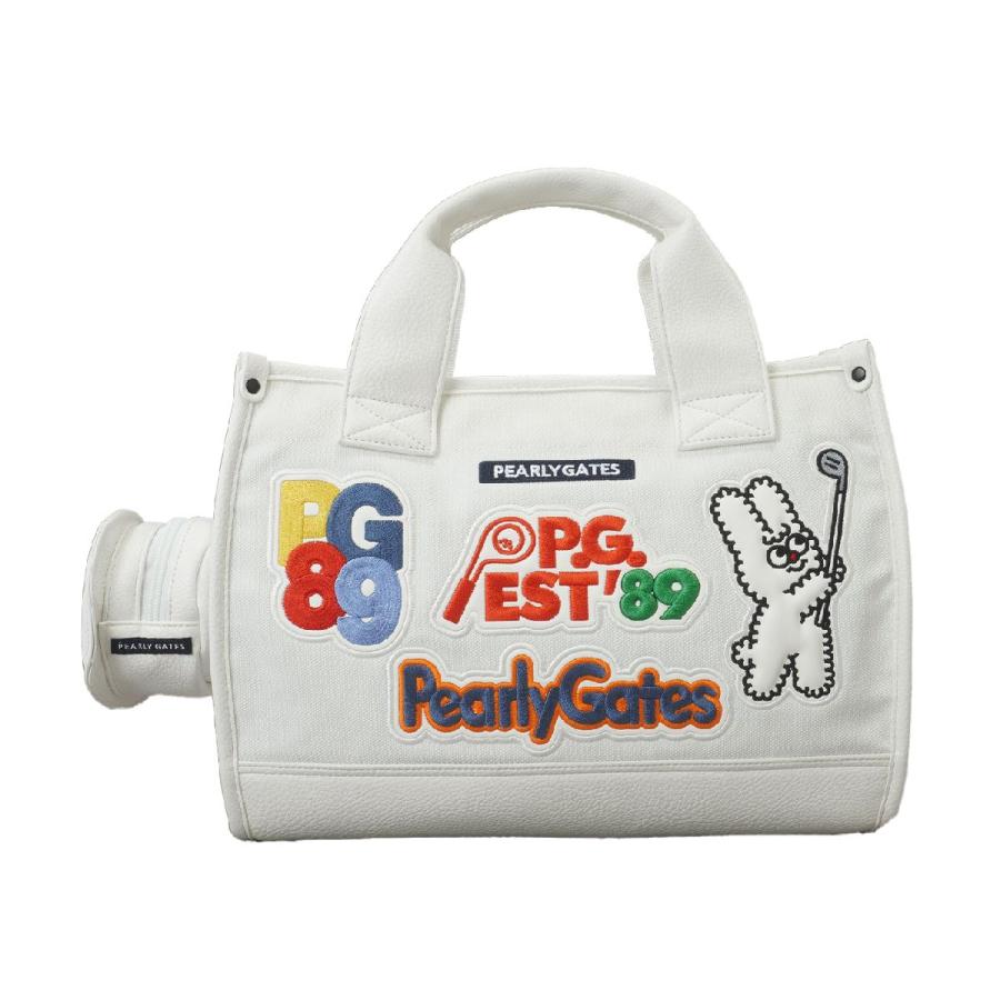 PEARLY GATES（パーリーゲイツ） ロゴワッペンカートバッグ : PEARLY