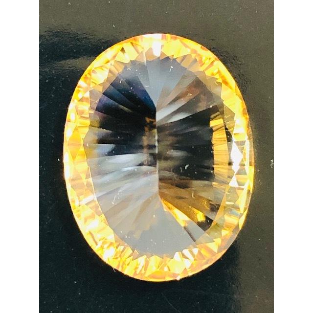 シトリン コンケイブカット 15.98ct ルース : gem-ichinoseYahoo!店
