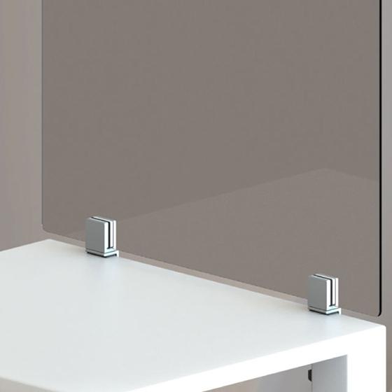 パネル固定金具 天板37mmまで 方向自由 2個1セット 黒色 固定 アクリル