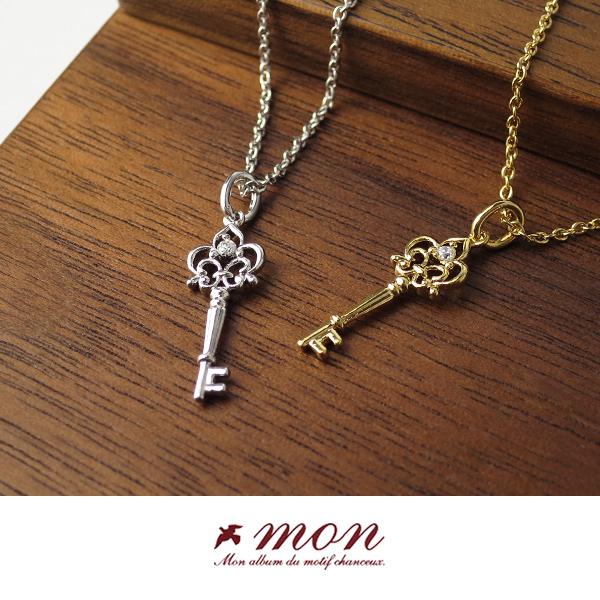 鍵 ネックレス レディース ブランド アラベスク キー ゴールド