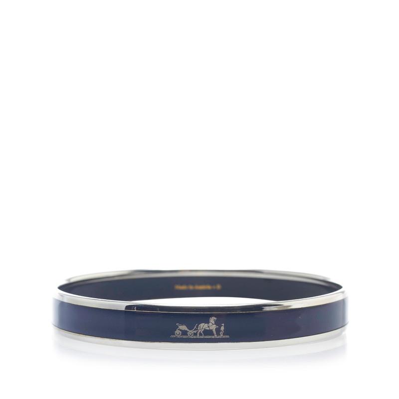 HERMES（エルメス） エマイユPM カレーシュ ブレスレット ネイビー