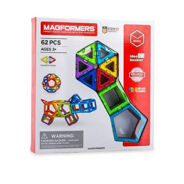MAGFORMERS 【並行輸入品】 マグフォーマー おもちゃ 62ピース 知育