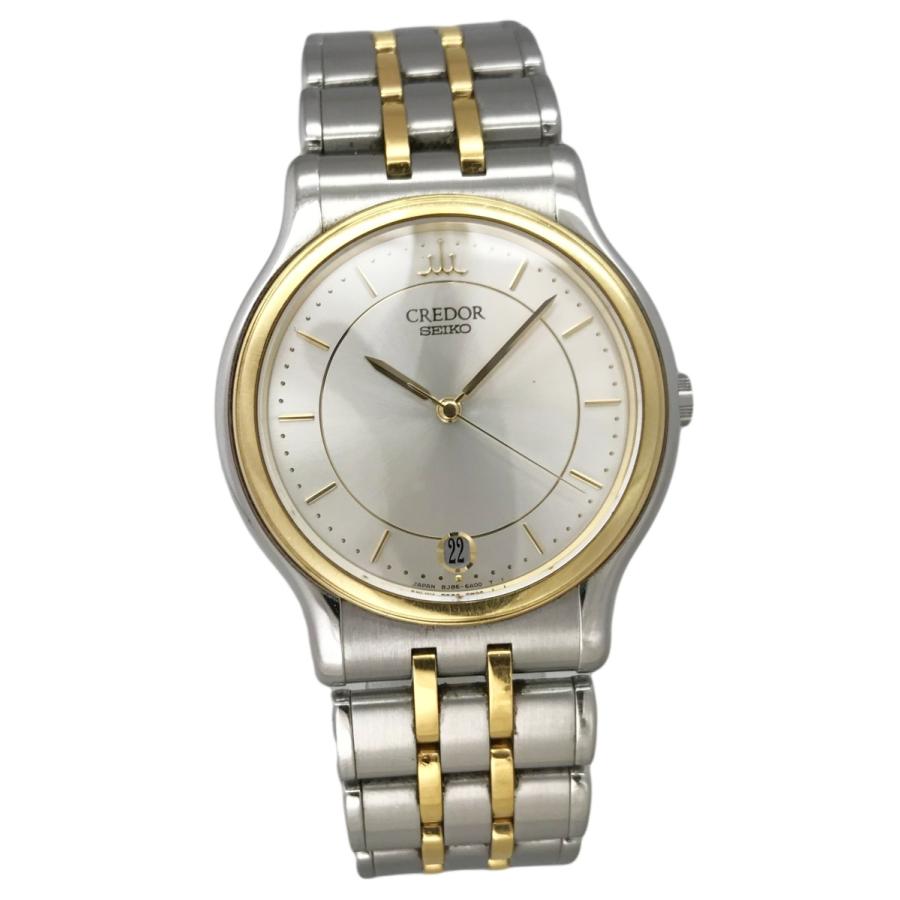 CREDOR クレドール 8J86-6A00 18K SS セイコー SEIKO クオーツ 中古