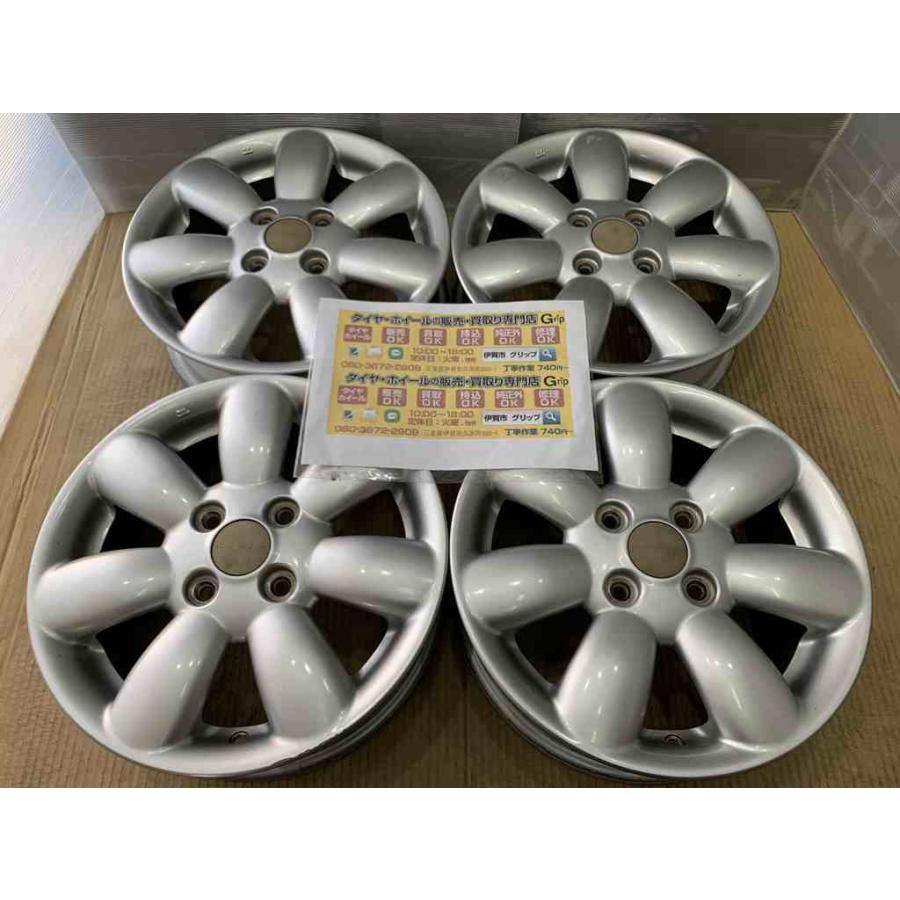 ラパン スズキ ラパン 純正アルミホイール 14 4.5j +45 シルバー 銀 4