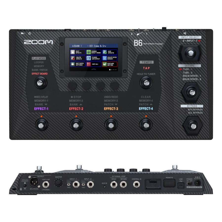 ズーム（zoom） ZOOM B6 - Multi-Effects Processor │ ベース用マルチ