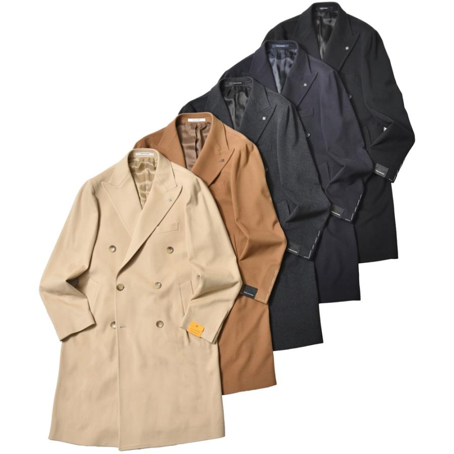 TAGLIATORE（タリアトーレ）ウールカシミアフランネルダブルチェスター