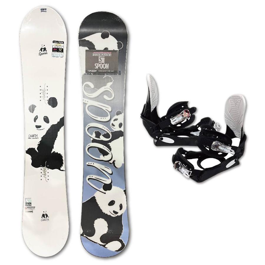 スノーボード スノボー 板 SPOON CHARM パンダ 2024 モデル メンズ