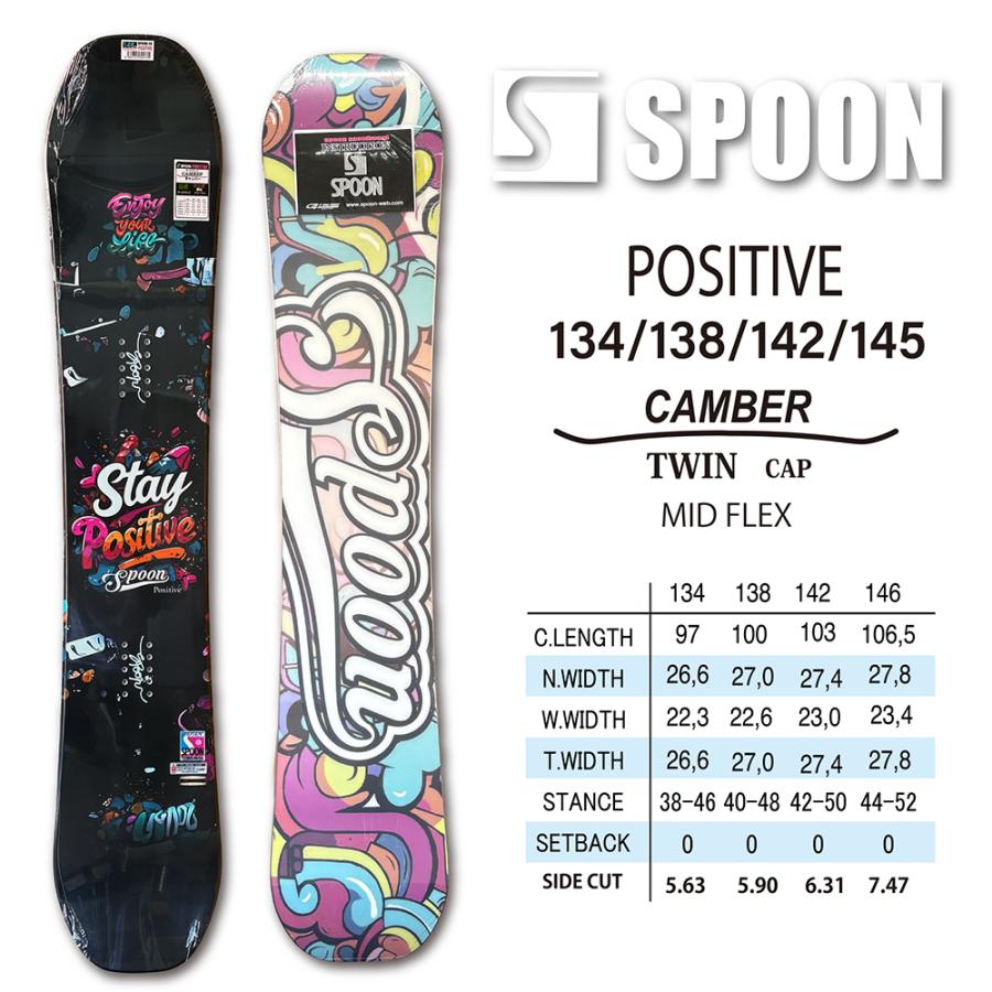 SPOON（スプーン） スノーボード スノボー 板 SPOON POSITIVE 2026