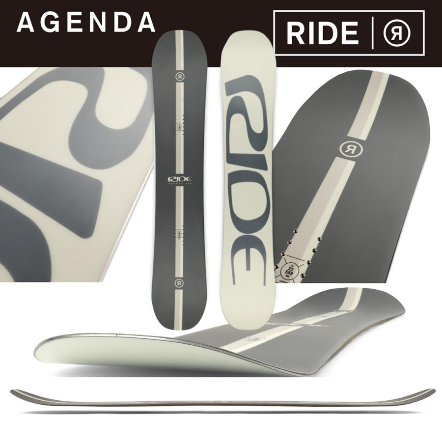 RIDE（ライド） スノーボード AGENDA 2025. ツイン ハイブリッド