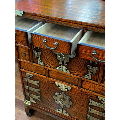 時代箪笥/からくり箪笥 送料無料 魚鍵付き バタフライキャビネット 李