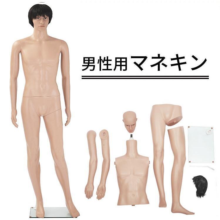 男性用マネキンGM-2 等身大186cm 全身マネキン紳士用 店舗用品 業務