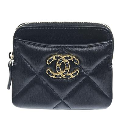 CHANEL（シャネル） AP2086 ジップ・コインパース ブラック ゴールド色