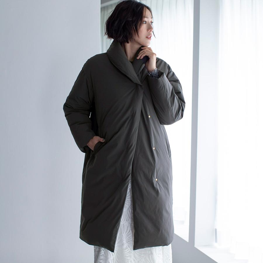 dinos（ディノス） ショールカラーロングダウンコート コート ロング