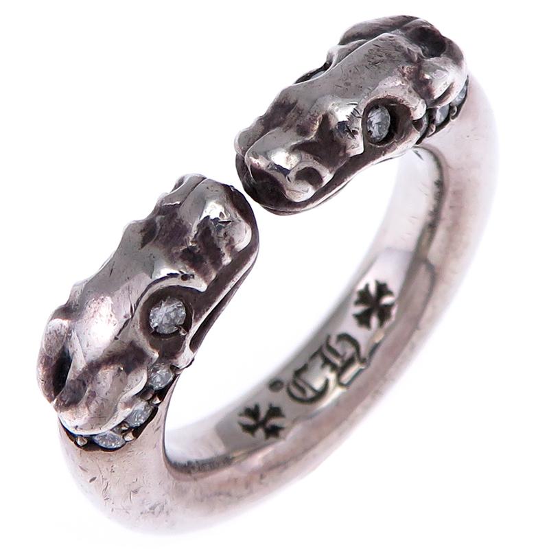 銀座店］CHROME HEARTS クロムハーツ ※インボイス付き SV925 CH ダブル