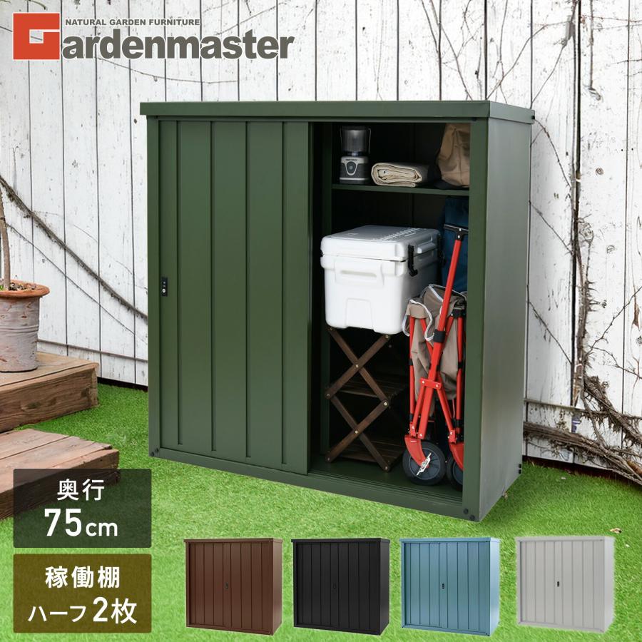 物置 収納庫 屋外 おしゃれ 大型 (幅150奥行75高さ154) DSLB-1515