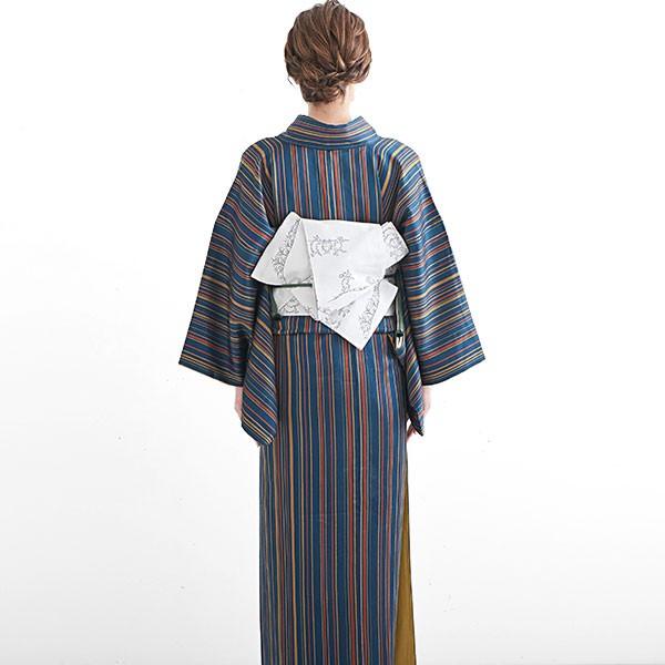 半幅帯 鳥獣戯画 高級 西陣織 老舗 おぐら 謹製 全通織模様 半巾帯 白