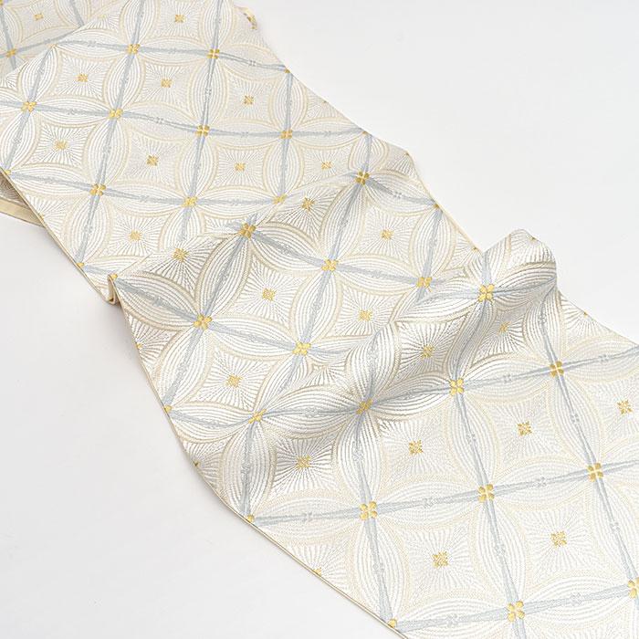 オーダー商品】※※河合美術織物 謹製 唐織り 西陣織 能寿七宝菱松文