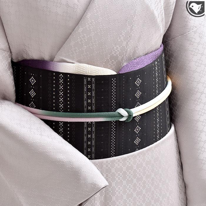 博多帯 本場筑前博多織 博多花織 金印 八寸名古屋帯 正絹 日本製【帯