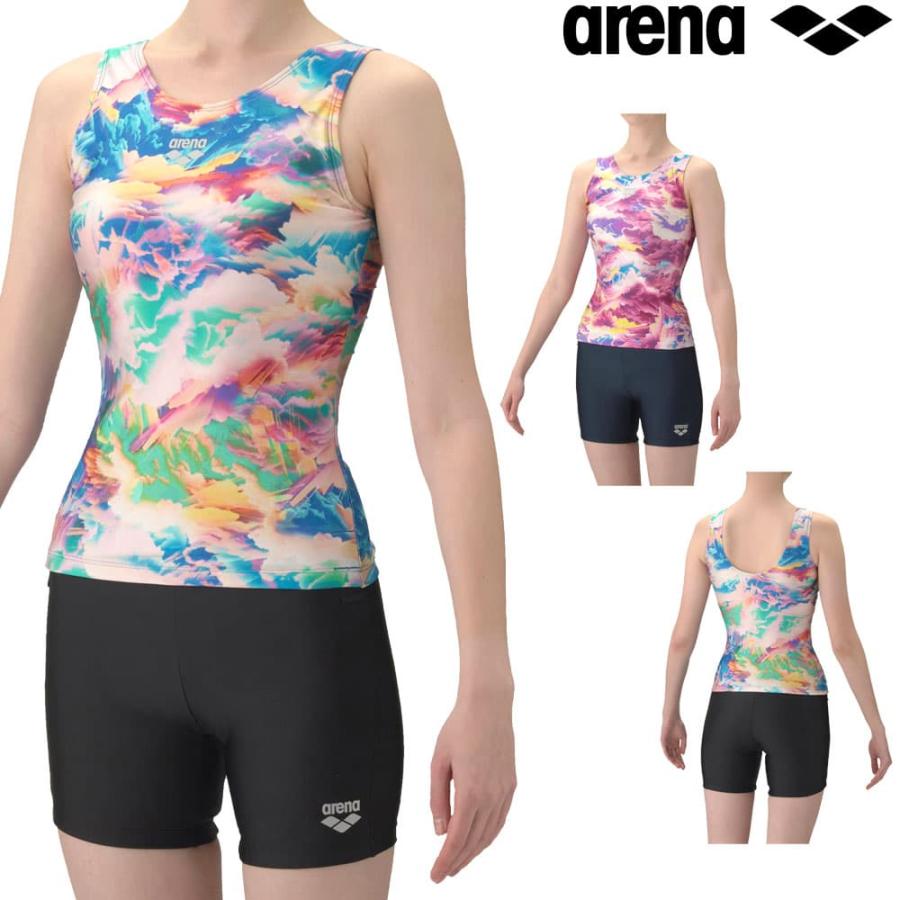 アリーナ（arena） フィットネス水着 レディース ダブルエステル STORM