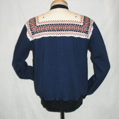 The Flat Head（フラッドヘッド） SGP-01W-ネイビー-雪柄フルジップ