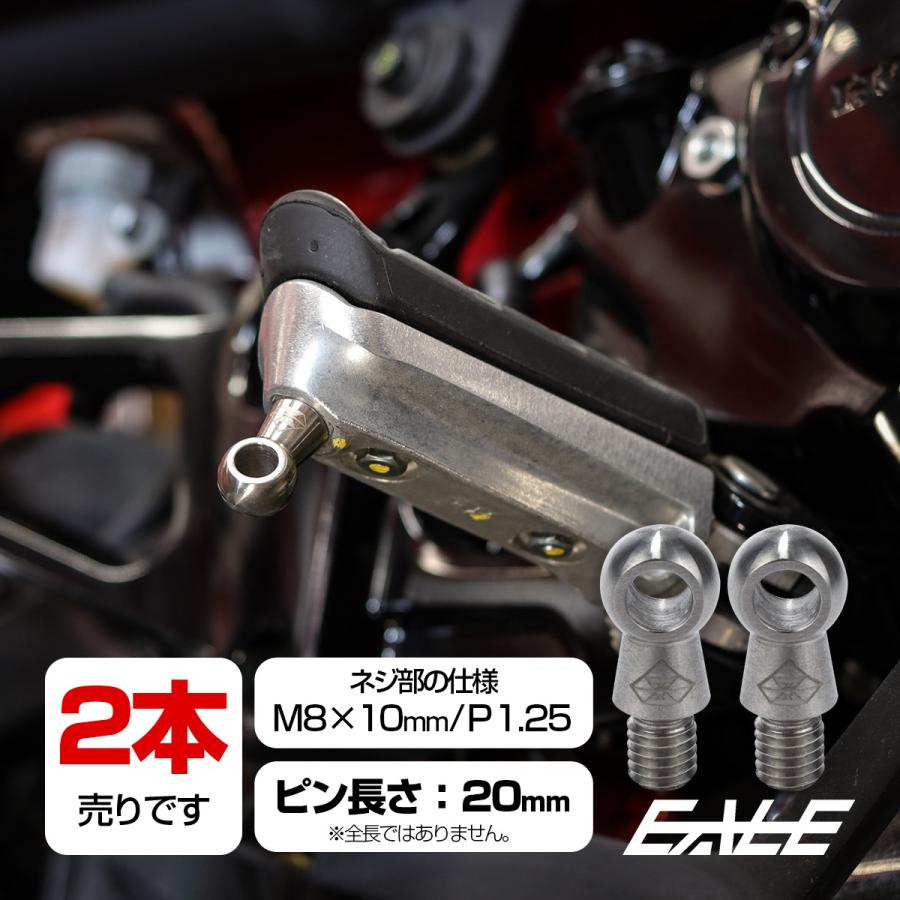 20mm バンクセンサー ネジ M8×10mm P1.25 補修 交換用 ドレスアップに