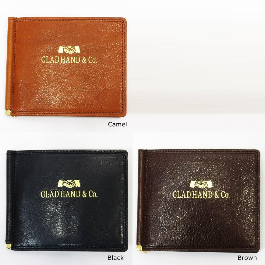 GLAD HAND（グラッドハンド） レザー マネークリップ ウォレット