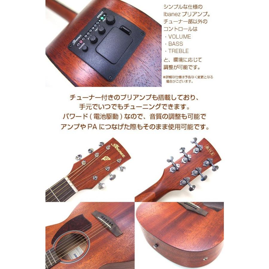Ibanez（アイバニーズ） エレアコ 初心者セット PC12MHCE/PF12MHCE 13