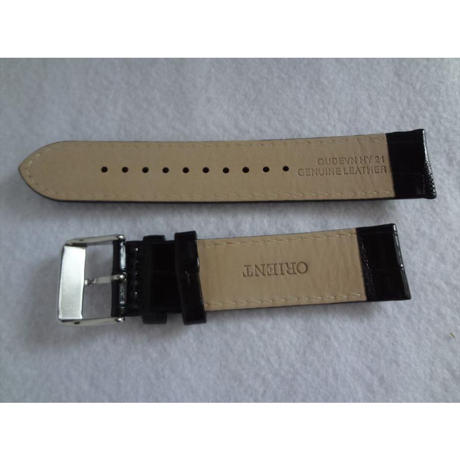 Orient オリエント 純正 21mm 腕時計ベルト レザー 時計バンド UDEVNSB