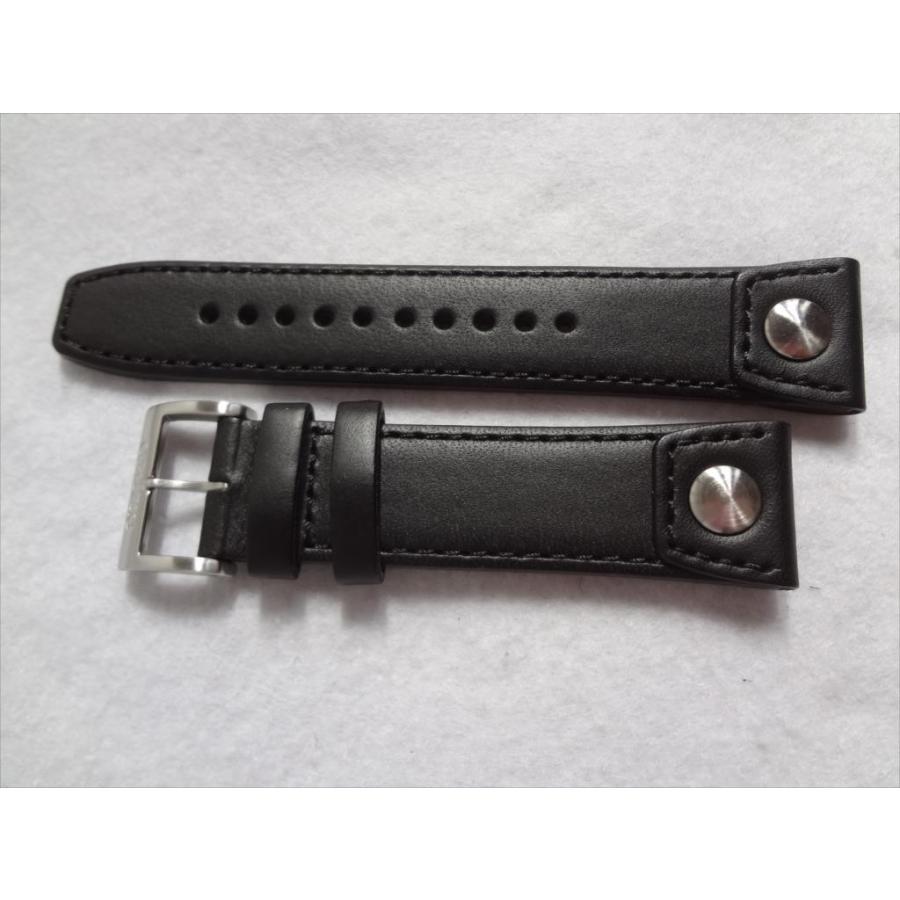 SEIKO 純正 腕時計バンド SNQ043P1, 6A32-00E0等用 レザーベルト 22mm