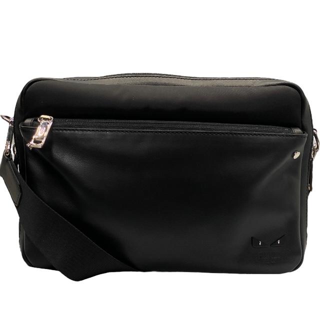 希少】 フェンディ エピ ズッカ柄 ショルダーバッグ 黒 メッセンジャー