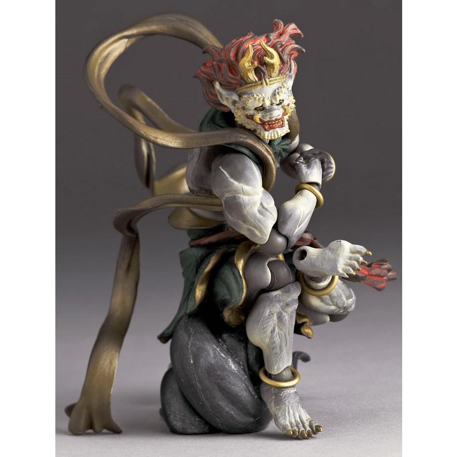 海洋堂 KT Project タケヤ式自在置物 風神(緑)＆雷神(白) 復刻彩色 2種