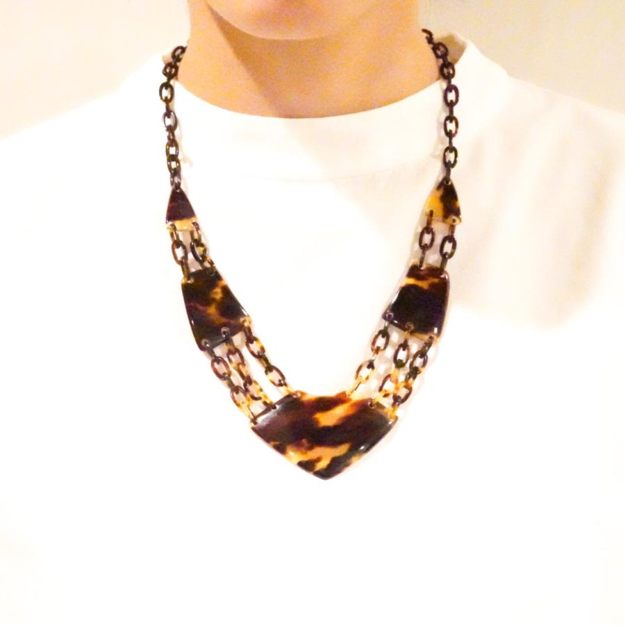 本鼈甲デザインネックレス : 江戸鼈甲屋 - 通販 - Yahoo!ショッピング