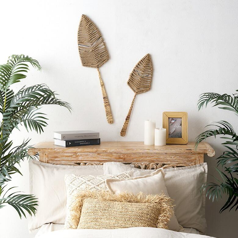 ELEMENTS リーフ オブジェ M 高さ 約 79cm 造花 葉 スティック