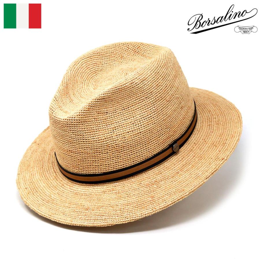Borsalino（ボルサリーノ） ハット ラフィア ハット イタリア メンズ
