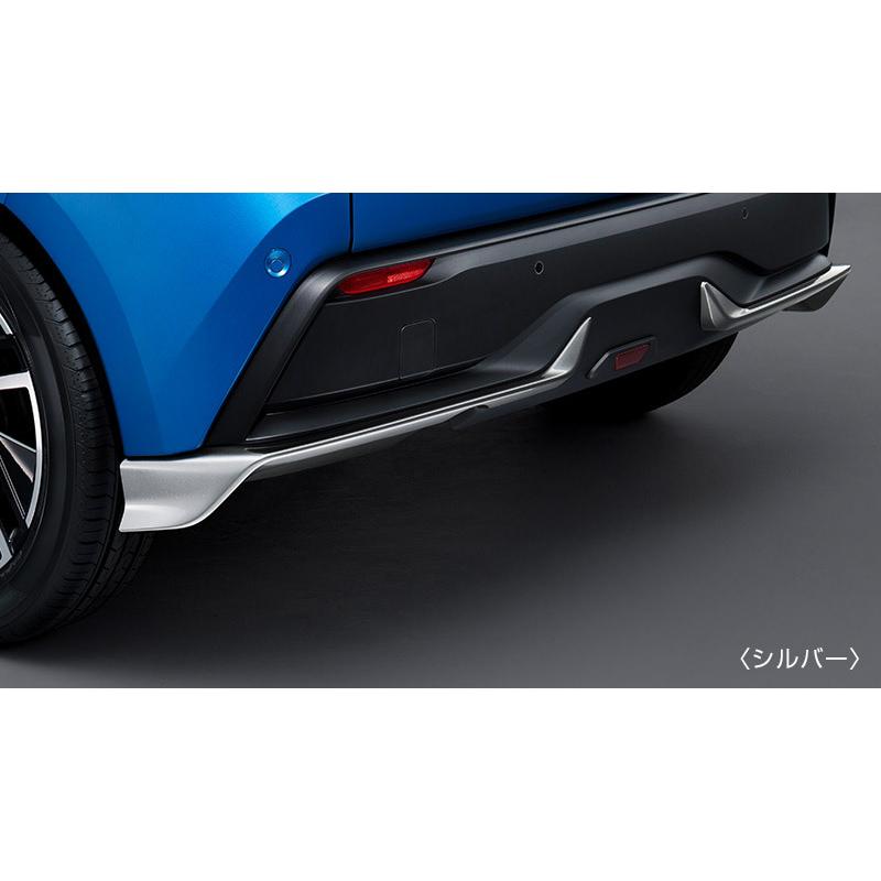 ノート ノート/NOTE E13：純正 リヤバンパーフィニッシャー【シルバー