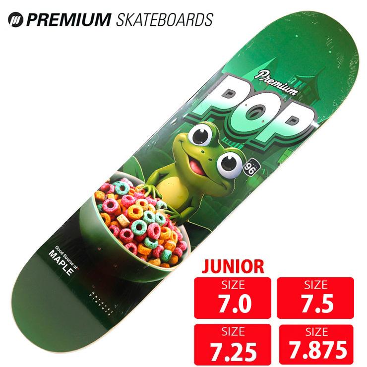 スケボー デッキ プレミアム PREMIUM POP FROGGIE DECK SIZE 7.0 7.25