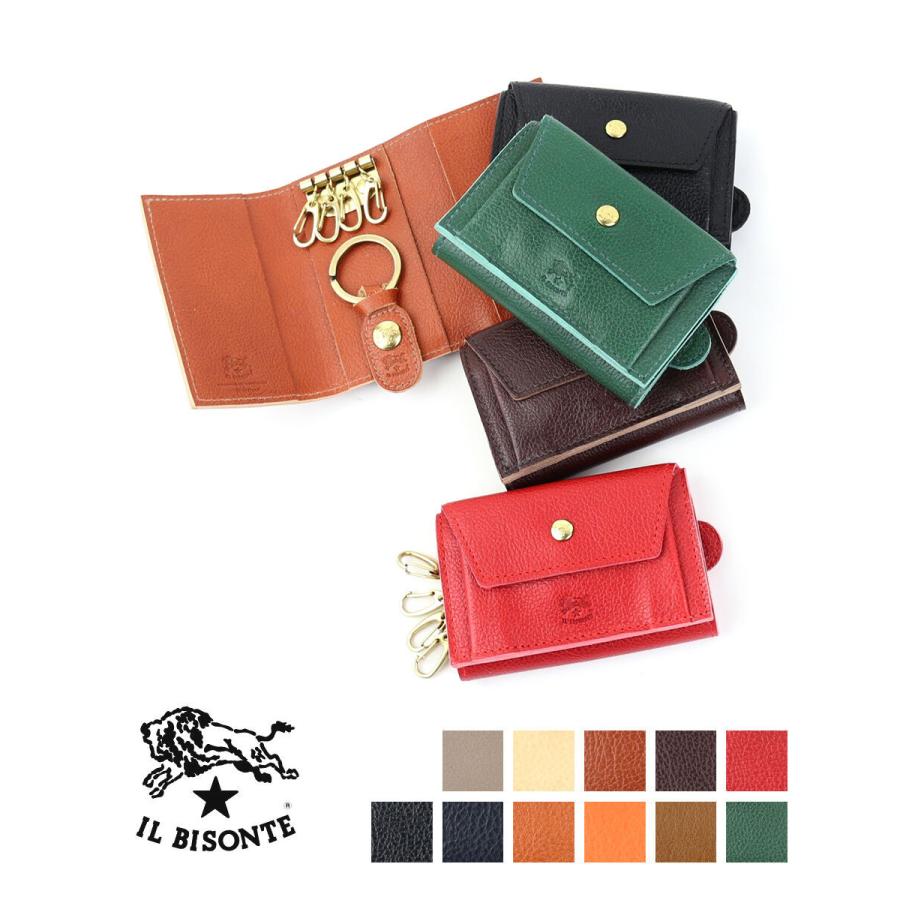 IL BISONTE（イルビゾンテ） キーケース ウォレット キーリング ミニ